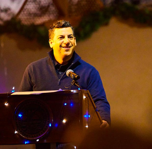 speaker-at-podium-chanukah-in-carefree-2025